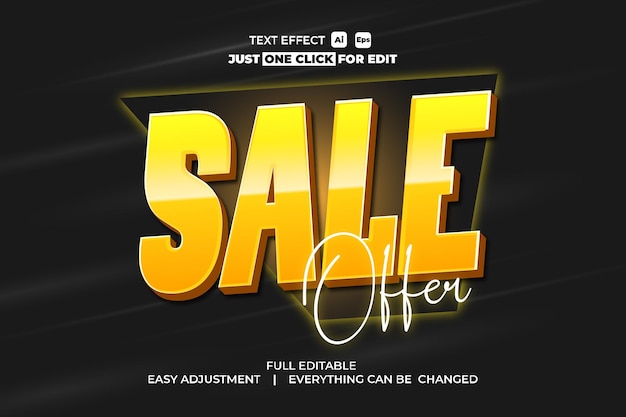 Sale Big Promo Text Effect