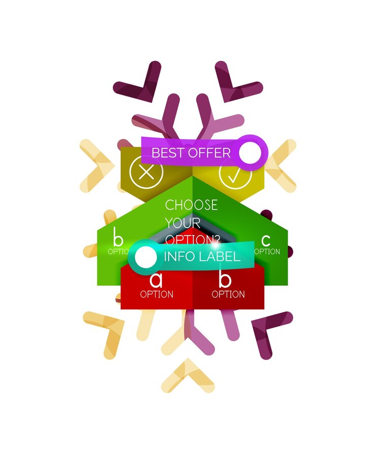 Vector sale christmas tags and stickers