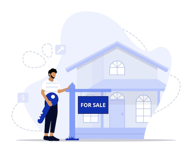 for sale concept illustration