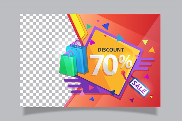 Sale discount banner