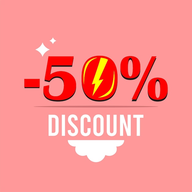 sale discount creative banner template