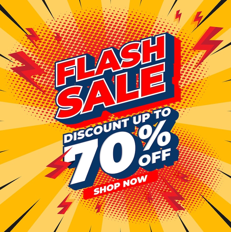 Vector sale discount promotion store vector design template