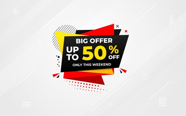 sale discount tag set with different percent promo price tag design product discount sale banner