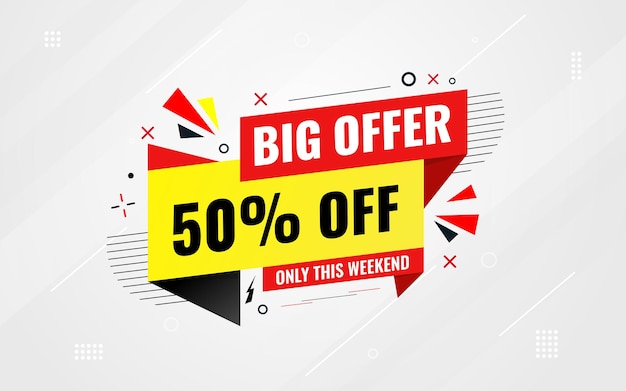 sale discount tag set with different percent promo price tag design product discount sale banner