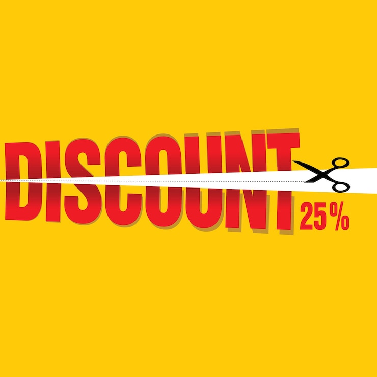 Vector sale and discount tags sale concept formed of red tags great for shopping