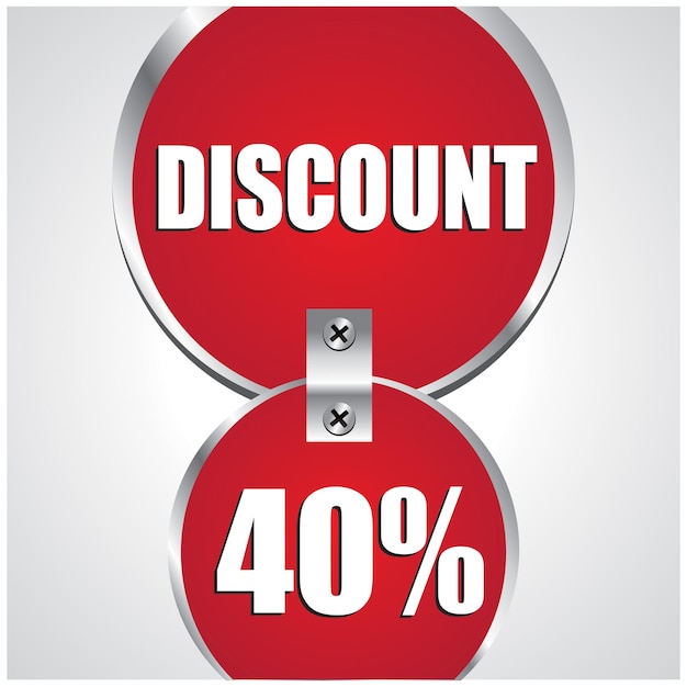 Sale and discount tags sale concept formed of red tags great for shopping