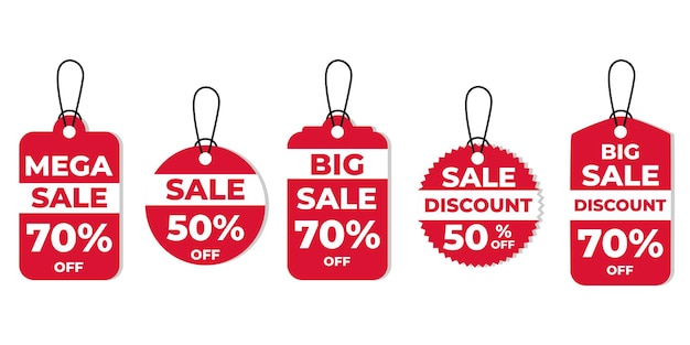 Sale discount tags