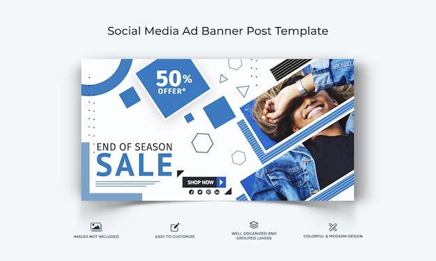 Sale Facebook Ad Banners Template