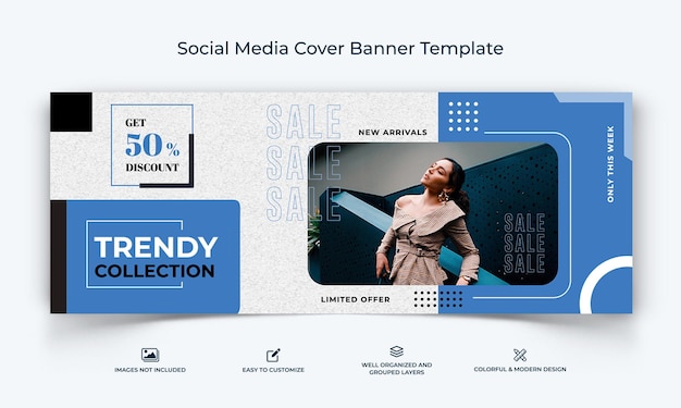 Sale Facebook Cover Banner template