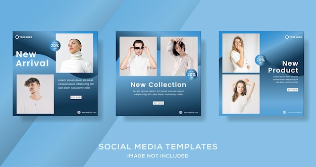 Sale fashion banner template for social media premium vector