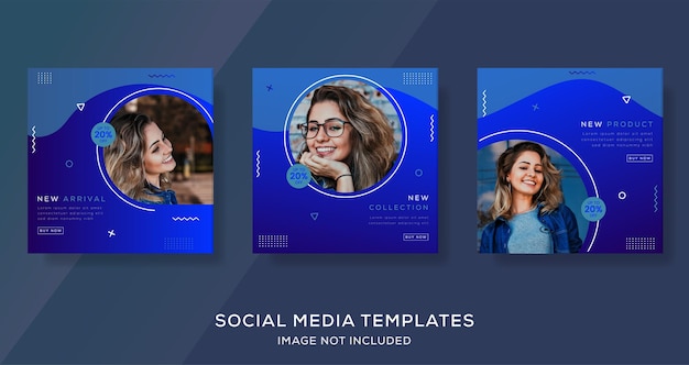 Sale fashion banner template for social media premium vector