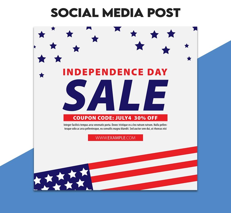 Sale independence day post