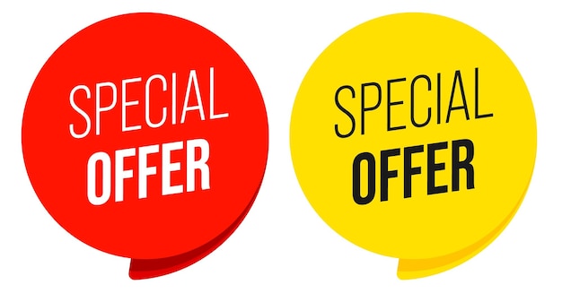 Sale kortingssticker met speciale aanbieding