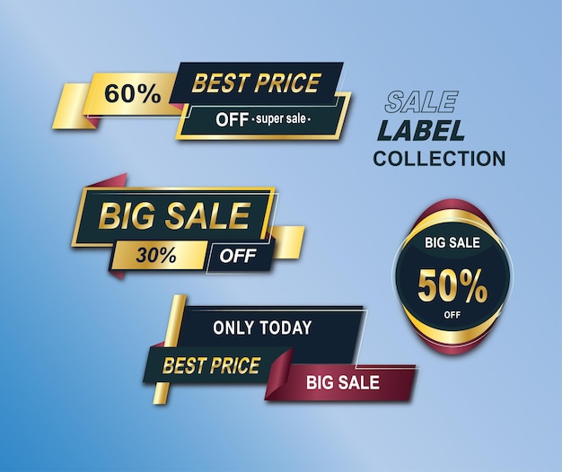 Sale label collection
