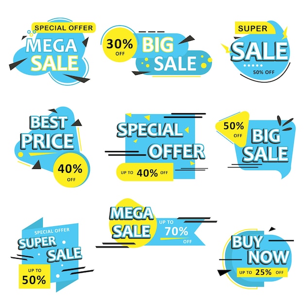 Sale label collections special offer