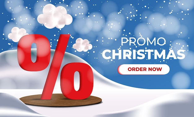 Sale Modern merry christmas background