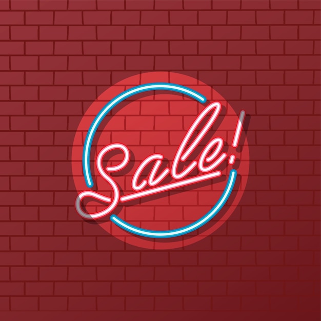 sale neon sign