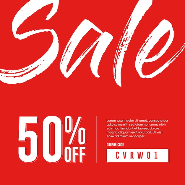 Sale offer banner poster vector design