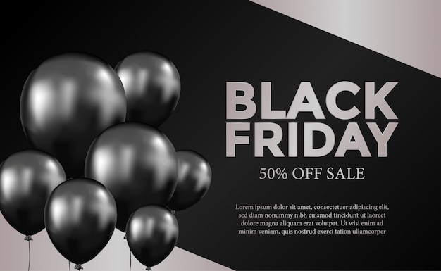 Vector sale offer black friday template