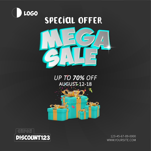 Sale post vectors