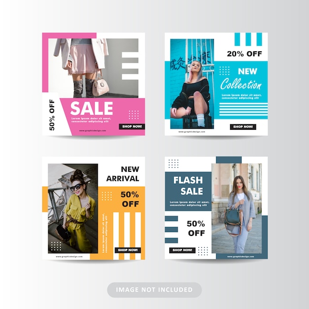 Vector sale promotion banner template