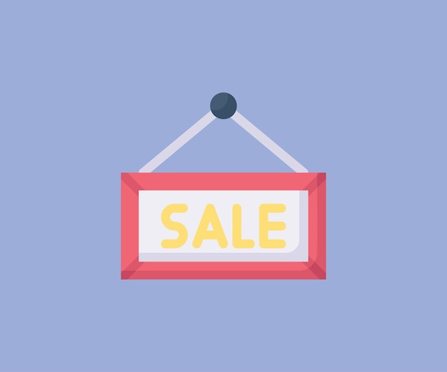 Sale sign board vector icon design