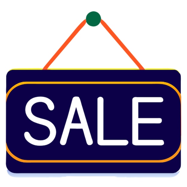 Vector sale sign icon