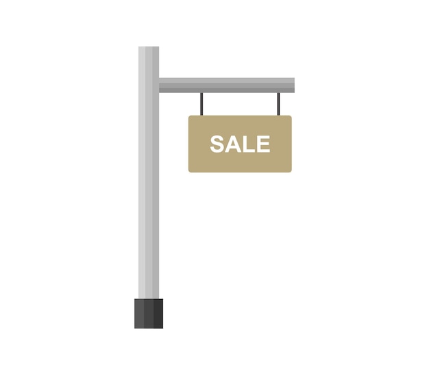 Vector sale sign