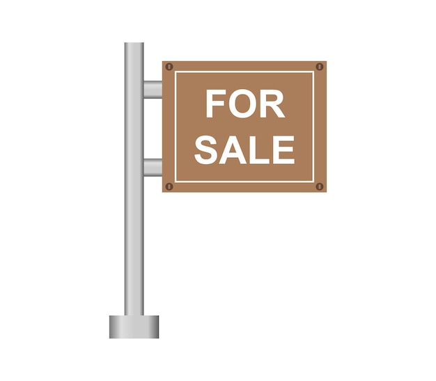 Vector for sale sign