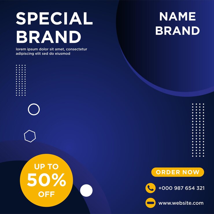 Vector sale social media post template premium vector