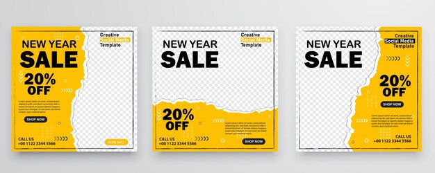 sale social media post template