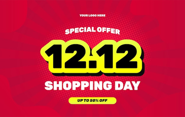 Sale special 1212 design for advertising