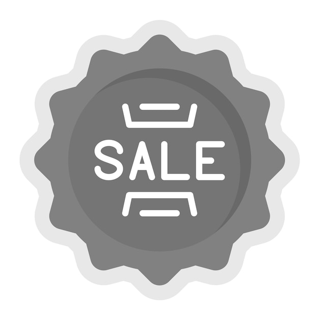 Vector sale sticker icon vector image can be used for shopping friday