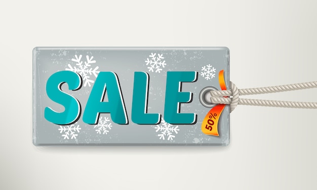 Sale tag design. illustration