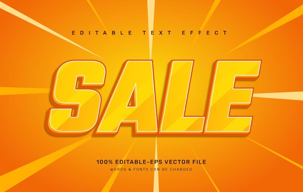 Sale text effect