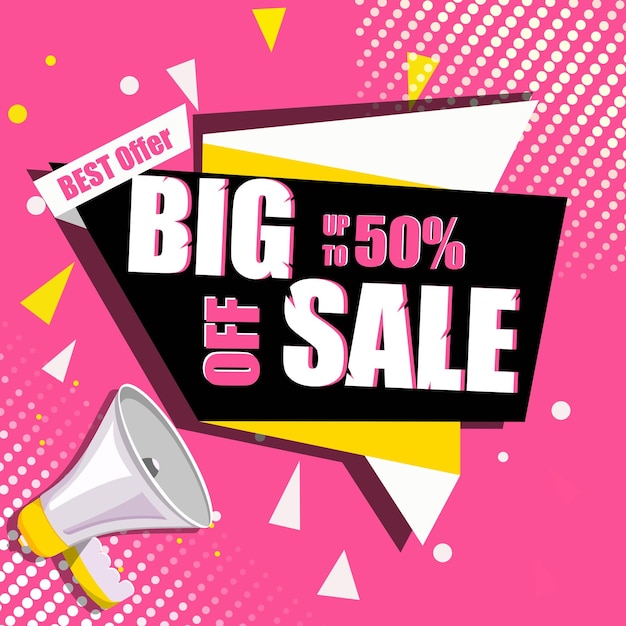 Sale up to pink background