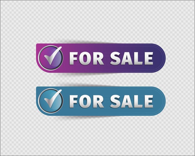 For Sale Vector File EPS