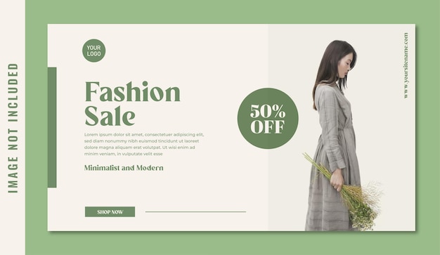 sales banner template design