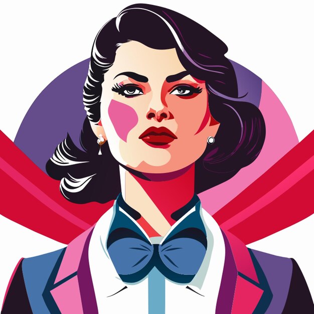 Sales feminist vector illustration