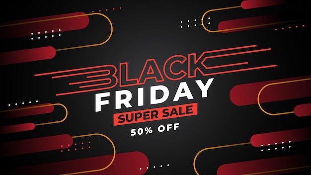 Vector sales promotion banner vector for black friday sale