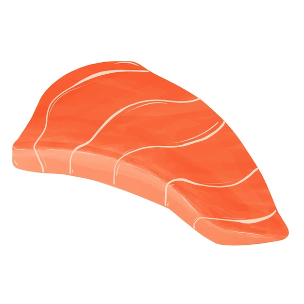 Vector salmon seafood