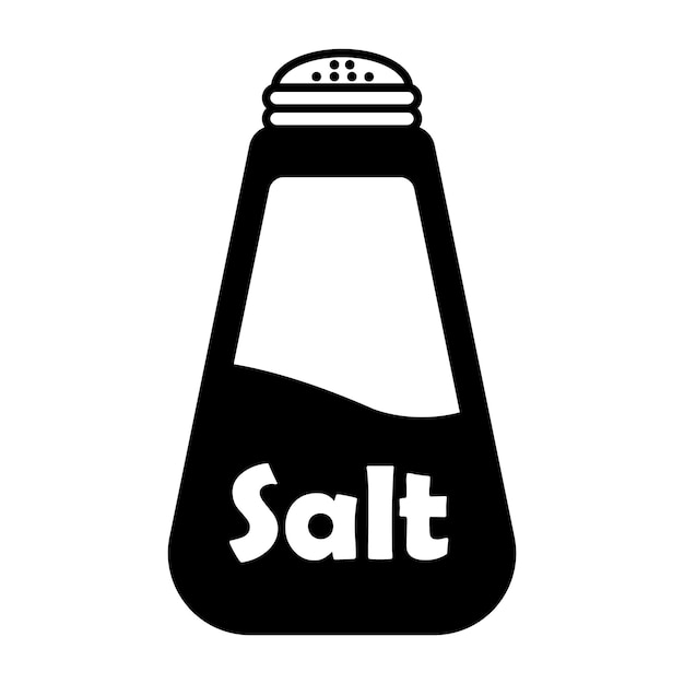 Salt icon logo vector design template