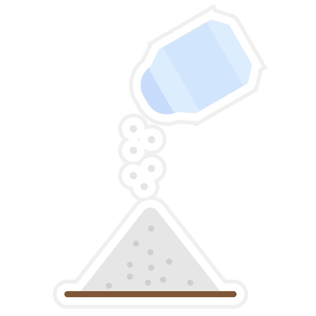 Вектор Векторное изображение значка соли может быть использовано для пекарни