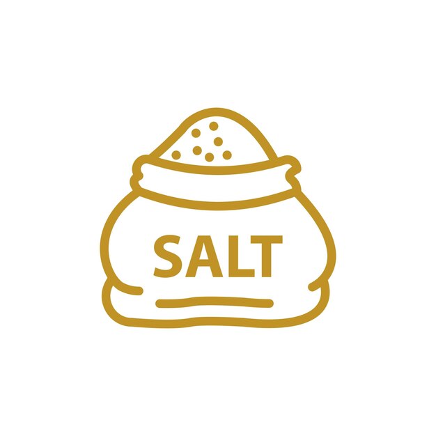 Vector salt icon vector ontwerp sjablonen