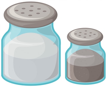 Cute Salt And Pepper Shaker Bottle Stock Illustration - Download Image Now  - Salt Shaker, Salt - Seasoning, Pepper - Seasoning - iStock