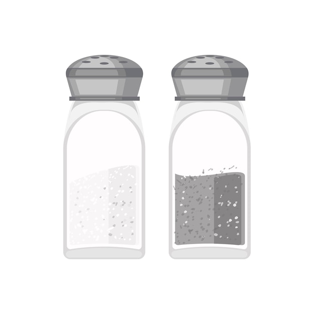 Vector salt and pepper illustration