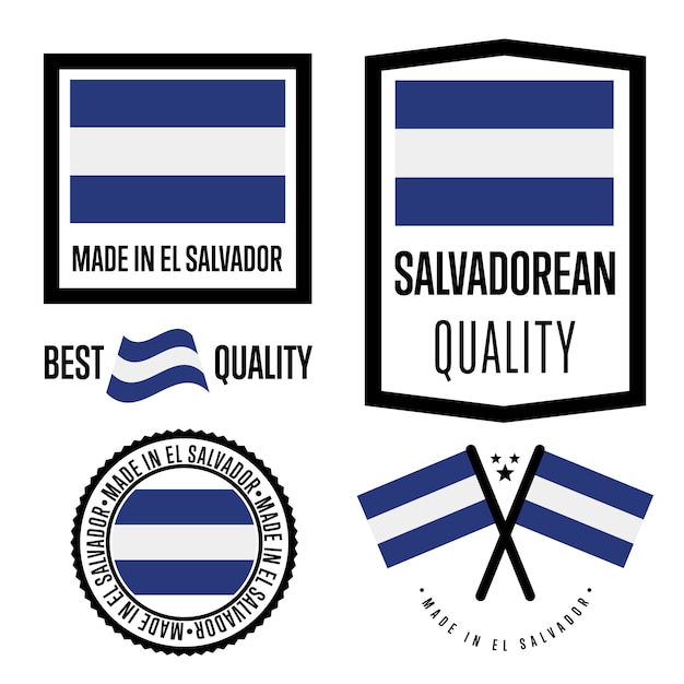 Salvador quality label set