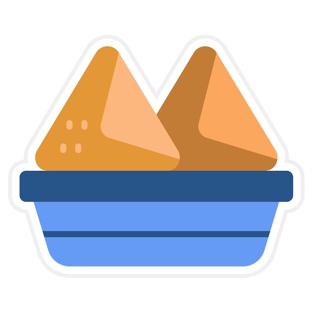 Vector samosa icon