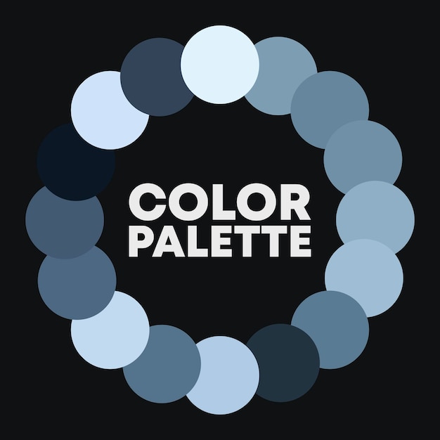 Vector sample color combinations. color palette. vector