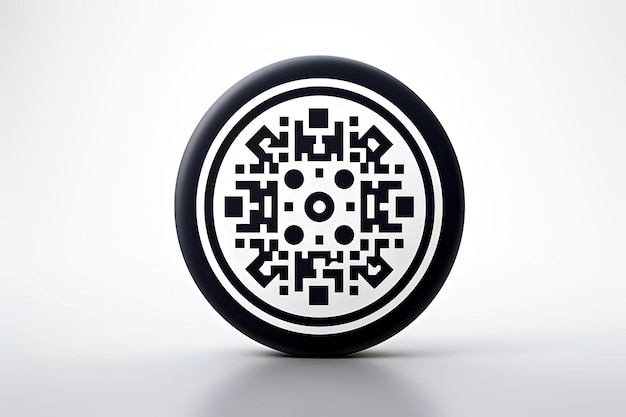 Vector sample qr code icon vector_ ai generated